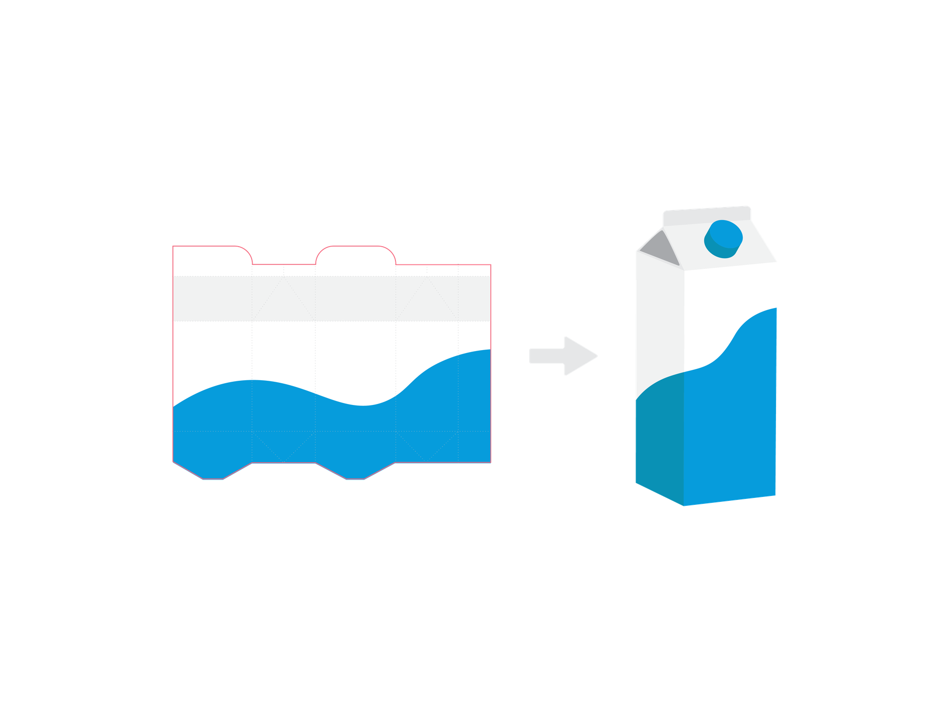 Shelf-like 3D rendering