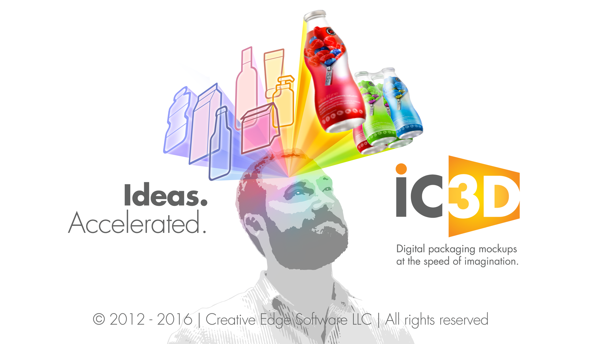 Global sharing of 3D packaging designs & digital mock-ups on any web browser - interactively