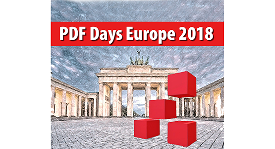 callas software will have a strong presence at PDF Days Europe 2018