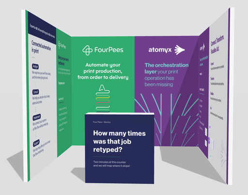 Meet Four Pees & atomyx.io at The Print & Sign Show 2026